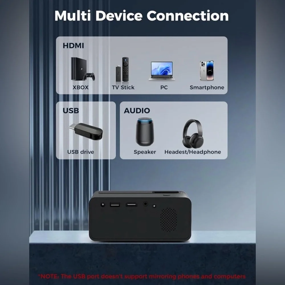 Black Multimedia Projector